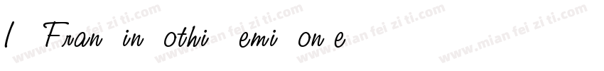 ITC Franklin Gothic Demi Condensed字体转换